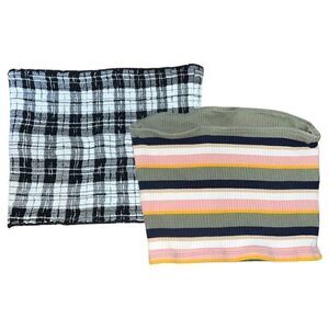 Hollister bundle printed tubetop size small